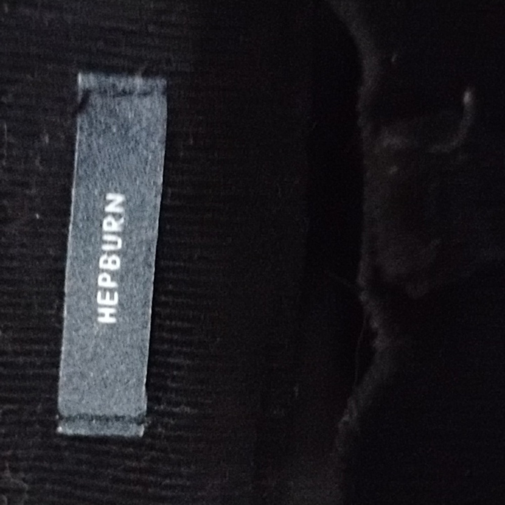 EUC Liz Claiborne Black Corduroy Flare Pants Size 10 - Picture 3 of 6